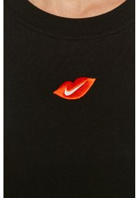Nike Sportswear - T-shirt. Okazja: na co dzień. Kolor: czarny. Materiał: dzianina. Wzór: nadruk. Styl: casual #3