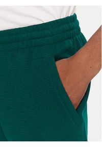 Adidas - adidas Szorty sportowe Essentials Trefoil JW1040 Zielony Regular Fit. Kolor: zielony. Materiał: syntetyk, bawełna. Styl: sportowy