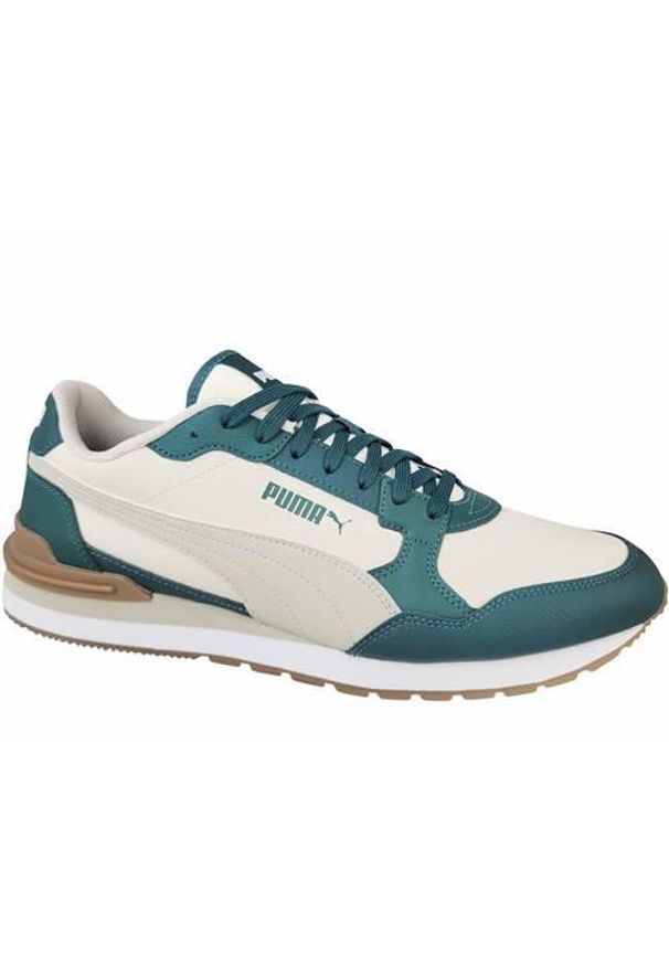 Buty do chodzenia męskie Puma St Runner V4 L. Zapięcie: sznurówki. Kolor: wielokolorowy. Materiał: guma, skóra, syntetyk, materiał. Szerokość cholewki: normalna. Sport: turystyka piesza