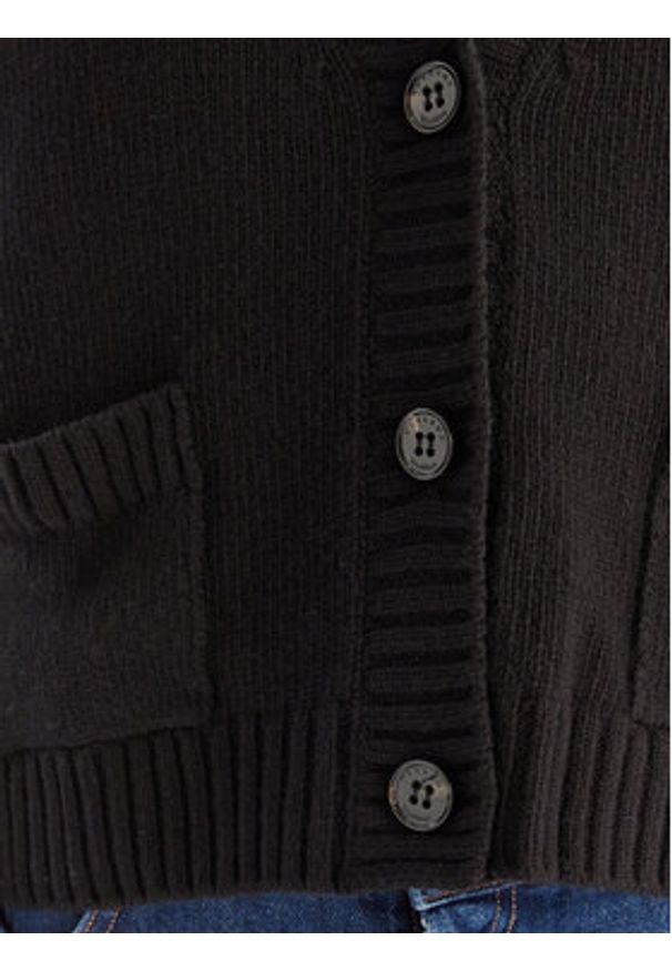 Weekend Max Mara Kardigan Filmato 2525346062 Czarny Regular Fit. Kolor: czarny. Materiał: wełna
