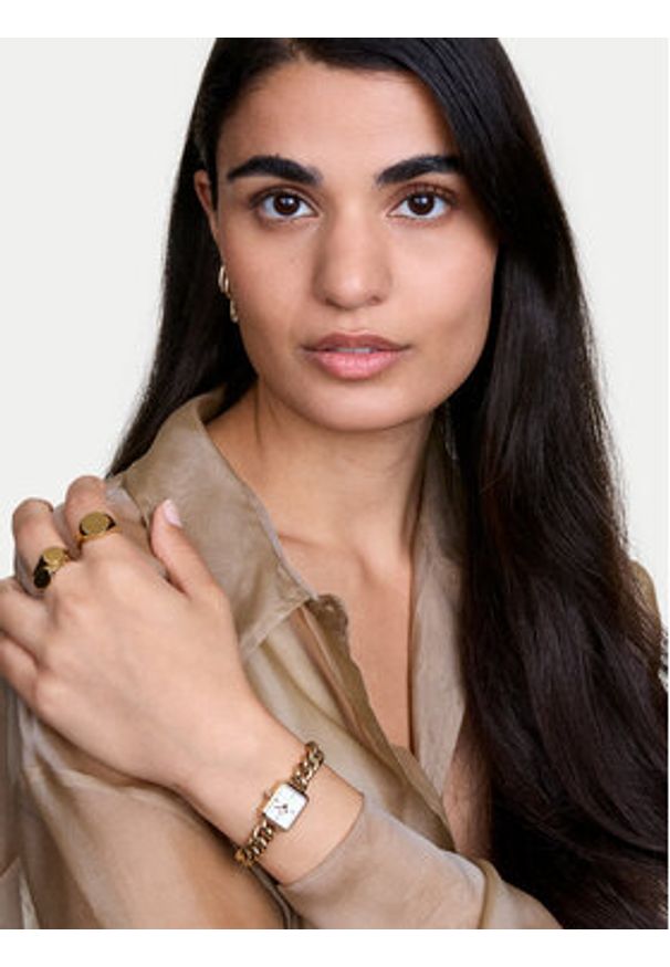 Daniel Wellington Zegarek Jolie Chain 15 DW00100836 Złoty. Kolor: złoty