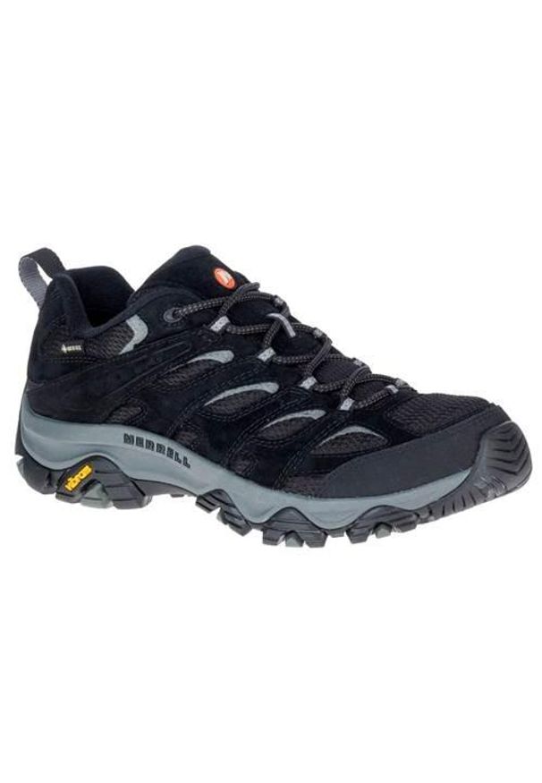 Buty trekkingowe męskie Merrell Moab 3 Gtx Gore-tex. Zapięcie: sznurówki. Kolor: wielokolorowy, biały, czarny. Materiał: skóra, materiał, syntetyk, tkanina, guma. Szerokość cholewki: normalna. Technologia: Gore-Tex. Sport: turystyka piesza