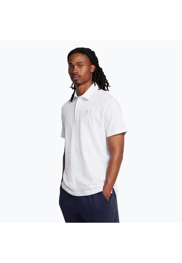 Koszulka polo męska Under Armour UA Icon. Typ kołnierza: polo. Kolor: biały