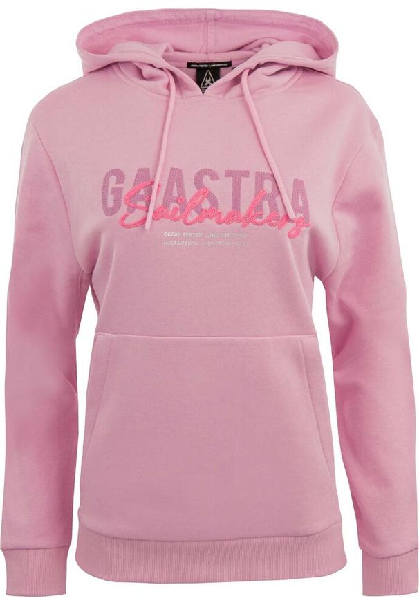 GAASTRA - Pastelowa lawendowa bluza z kapturem Gaastra dla kobiet - L. Typ kołnierza: kaptur. Kolor: niebieski. Materiał: jersey