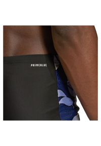 Adidas - Kąpielówki męskie adidas Nature Boxer GT6509. Materiał: materiał, elastan, nylon. Wzór: gładki, aplikacja, ze splotem #3