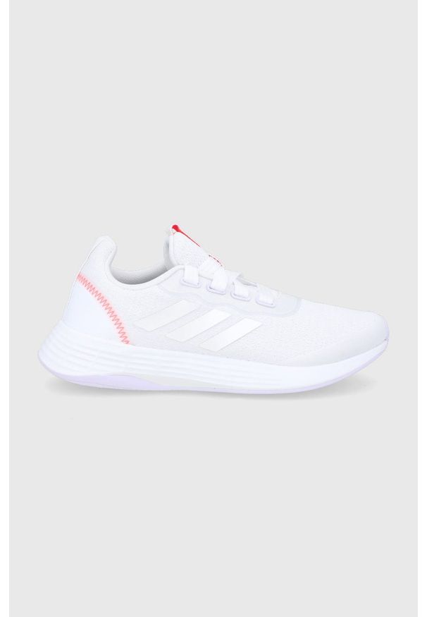 Adidas - adidas Buty QT RACER SPORT kolor biały. Nosek buta: okrągły. Zapięcie: sznurówki. Kolor: biały. Model: Adidas Racer