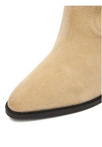 Badura Kowbojki EO-BRAYLE-01 Beżowy. Kolor: beżowy. Materiał: zamsz, skóra #6