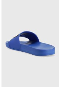 Tommy Jeans klapki POOL SLIDE ESS męskie kolor niebieski EM0EM01191. Kolor: niebieski. Materiał: guma #5