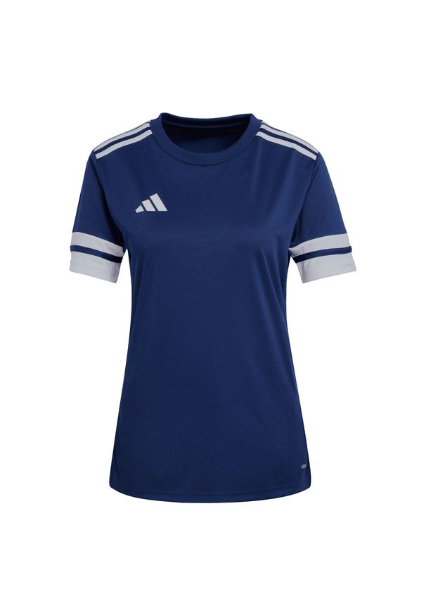 Adidas Sport Squa25 Jsy W Koszulka Damskie. Kolor: niebieski. Sport: piłka nożna