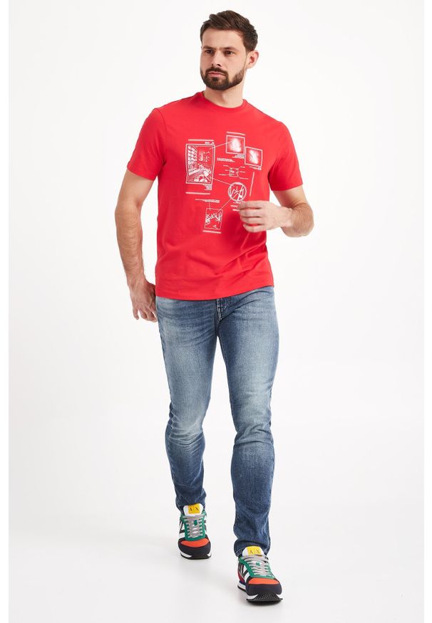 Armani Exchange - T-SHIRT ARMANI EXCHANGE. Styl: elegancki