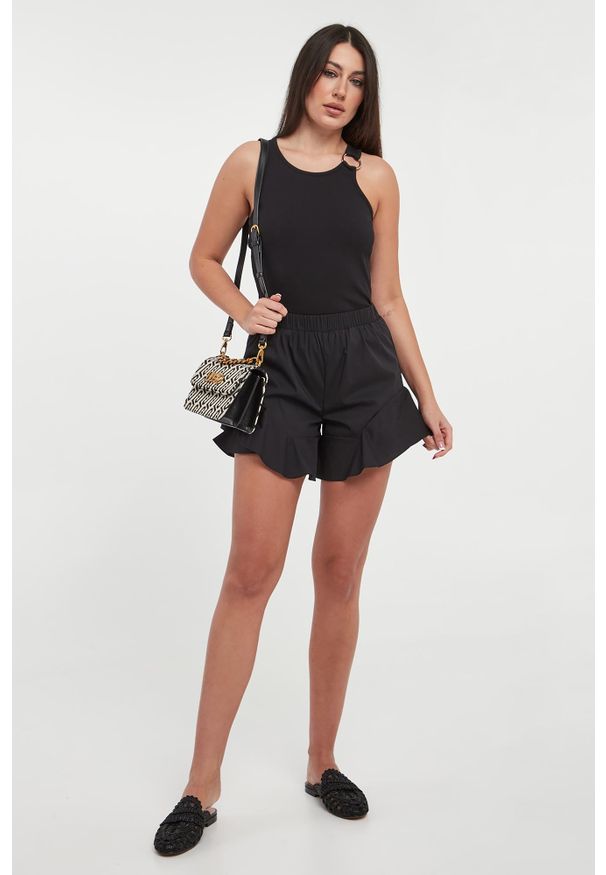 Liu Jo - Szorty damskie z falbaną LIU JO