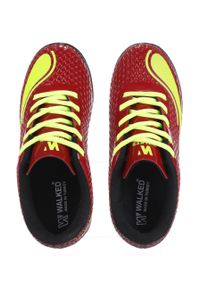 Casu - Czerwone buty sportowe orliki sznurowane casu d415-3. Kolor: żółty, czerwony, wielokolorowy #1