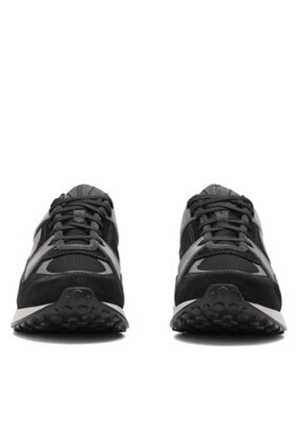 Badura Sneakersy GRAFTON-23 MB Czarny. Kolor: czarny. Materiał: skóra, zamsz