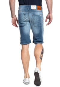 Mustang - SPODENKI MĘSKIE MUSTANG 5 Pocket Short DENIM BLUE 1007108 5000 783. Materiał: denim #7