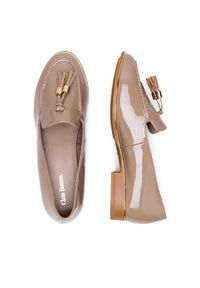 Clara Barson Loafersy CD24055-1 Beżowy. Kolor: beżowy. Materiał: materiał #2
