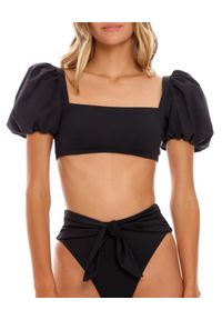 AGUA BENDITA - Czarny top od bikini Calista. Kolor: czarny. Materiał: materiał #1