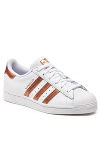 Adidas - adidas Sneakersy Superstar W FX7484 Biały. Kolor: biały. Materiał: skóra
