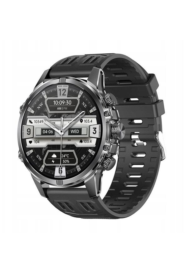 BlitzWolf - Blitzwolf BW-AT6 plus smartwatch (black). Rodzaj zegarka: smartwatch