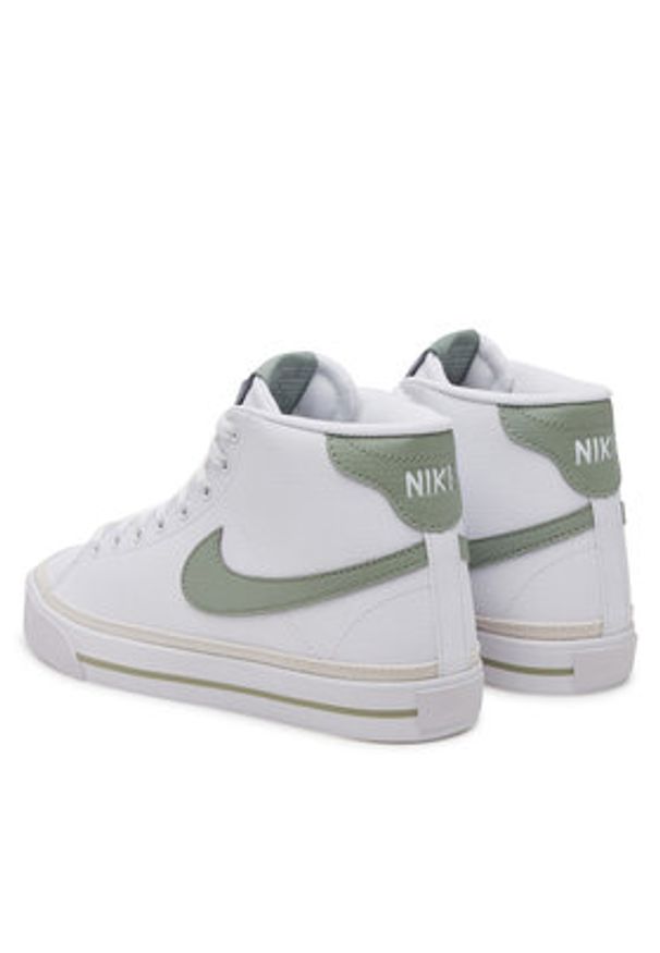 Nike Sneakersy W Court Legacy Mid Nn Biały. Kolor: biały. Materiał: skóra. Model: Nike Court