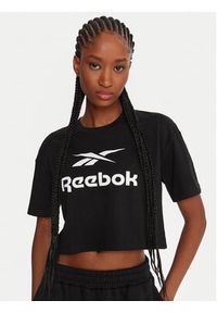Reebok T-Shirt RK25319CCW Czarny Regular Fit. Kolor: czarny. Materiał: bawełna #3