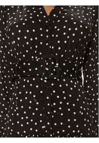 Pinko Sukienka koszulowa Isometria 101838 A0ZK Czarny Regular Fit. Kolor: czarny. Materiał: syntetyk. Typ sukienki: koszulowe #3