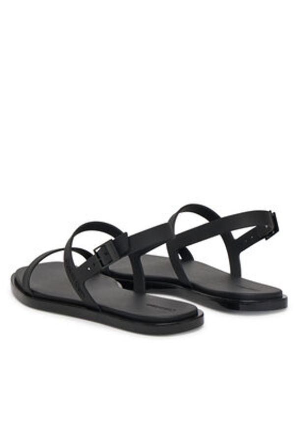 Calvin Klein Sandały Sandal - Jelly HW0HW02426 Czarny. Kolor: czarny
