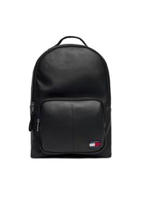 Tommy Jeans Plecak Tjm Ess Daily Pu Dome Backpack AM0AM13729 Czarny. Kolor: czarny. Materiał: skóra