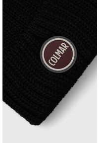 Colmar czapka kolor czarny wełniana. Kolor: czarny. Materiał: wełna #3