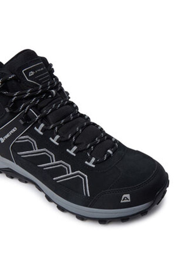 ALPINE PRO Trekkingi Wuteve UBTD368990 Czarny. Kolor: czarny. Materiał: zamsz, skóra. Sport: turystyka piesza