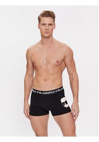 Karl Lagerfeld - KARL LAGERFELD Komplet 3 par bokserek Ikonik 2.0 Trunk Set (Pack 3) 236M2100 Czarny. Kolor: czarny. Materiał: bawełna #7