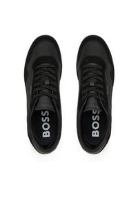 BOSS Sneakersy Titanium 50536524 Czarny. Kolor: czarny. Materiał: materiał #5