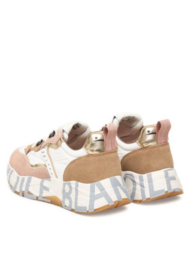 Voile Blanche Sneakersy Club 105. 2017475-22 Beżowy. Kolor: beżowy. Materiał: zamsz, skóra