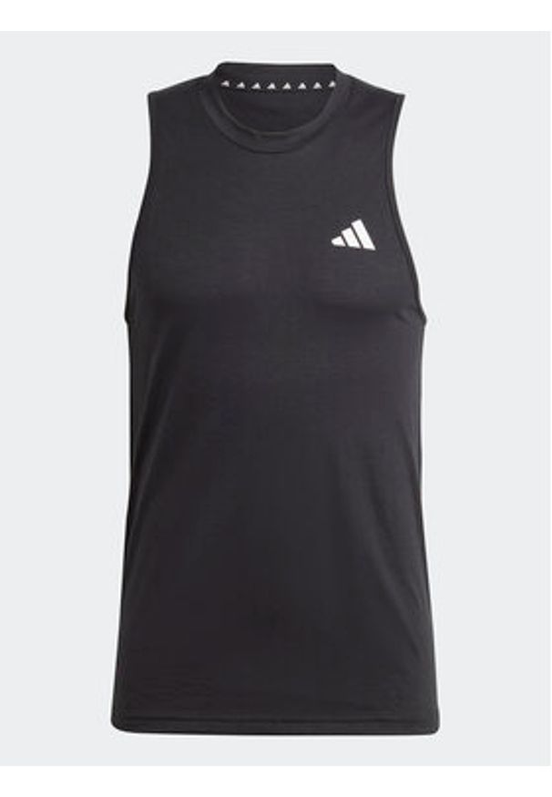 Adidas - adidas Tank top Train Essentials Feelready Training Tank Top IC6945 Czarny Slim Fit. Kolor: czarny. Materiał: syntetyk