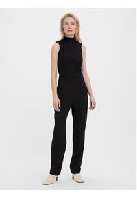 Vero Moda Spodnie materiałowe Zelda 10261257 Czarny Straight Fit. Kolor: czarny. Materiał: syntetyk