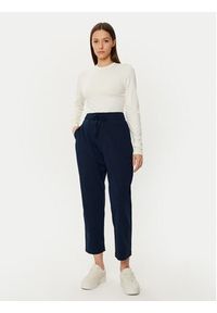 GAP - Gap Spodnie materiałowe 883883-06 Granatowy Straight Leg. Kolor: niebieski. Materiał: bawełna #3