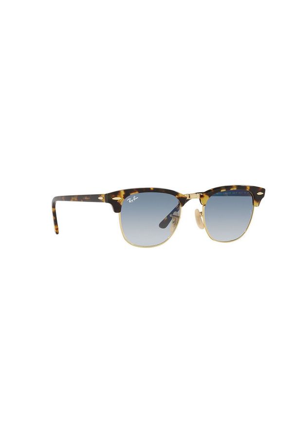 Ray-Ban - Okulary CLUBMASTER. Kształt: owalne. Kolor: niebieski