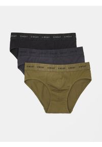 Sinsay - Bawełniane majtki 3pack - wielobarwny. Materiał: bawełna
