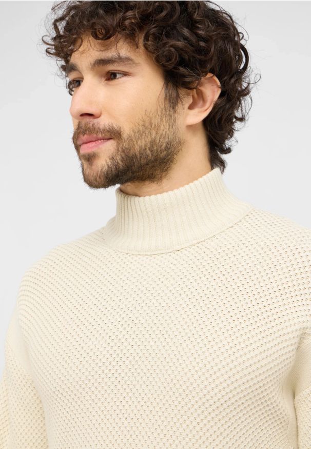 Mustang Style Elwood Light Gray 1015816 3003 MĘSKI SWETER