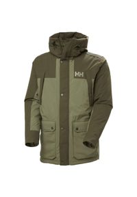 Kurtka puchowa Helly Hansen Escape. Kolor: zielony. Materiał: puch