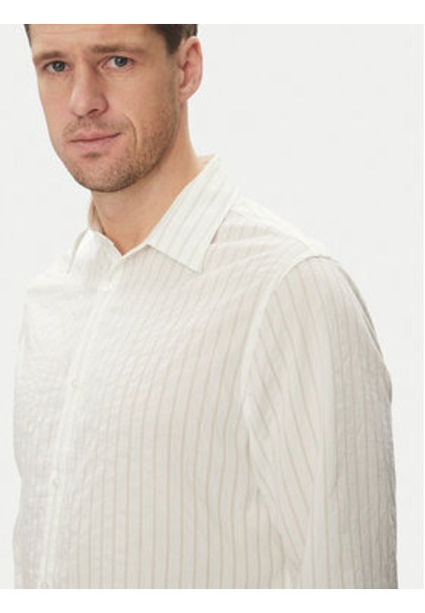 Marciano Guess Koszula 5GHH39 4463Z Biały Regular Fit. Kolor: biały. Materiał: syntetyk