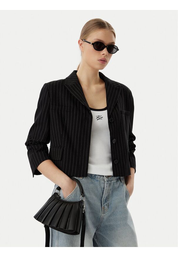 Lacoste Torebka NU5219DP Czarny. Kolor: czarny. Materiał: skórzane