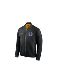 Nike - Kurtka męska nike nba golden state warriors city edition modern jacket black. Kolor: czarny. Sport: bieganie