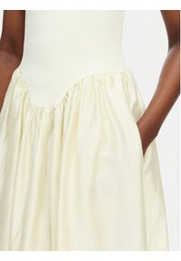 BARDOT - Bardot Sukienka letnia Lorie 60385DB Kremowy Regular Fit. Kolor: kremowy. Materiał: syntetyk. Sezon: lato #2