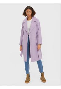 Vero Moda Płaszcz przejściowy Edna 10267445 Fioletowy Regular Fit. Kolor: fioletowy. Materiał: syntetyk #2
