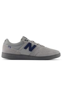 Buty męskie New Balance Numeric NM508ICY – szare. Kolor: szary. Materiał: dresówka, syntetyk, zamsz, materiał, skóra. Szerokość cholewki: normalna. Wzór: nadruk. Sport: skateboard