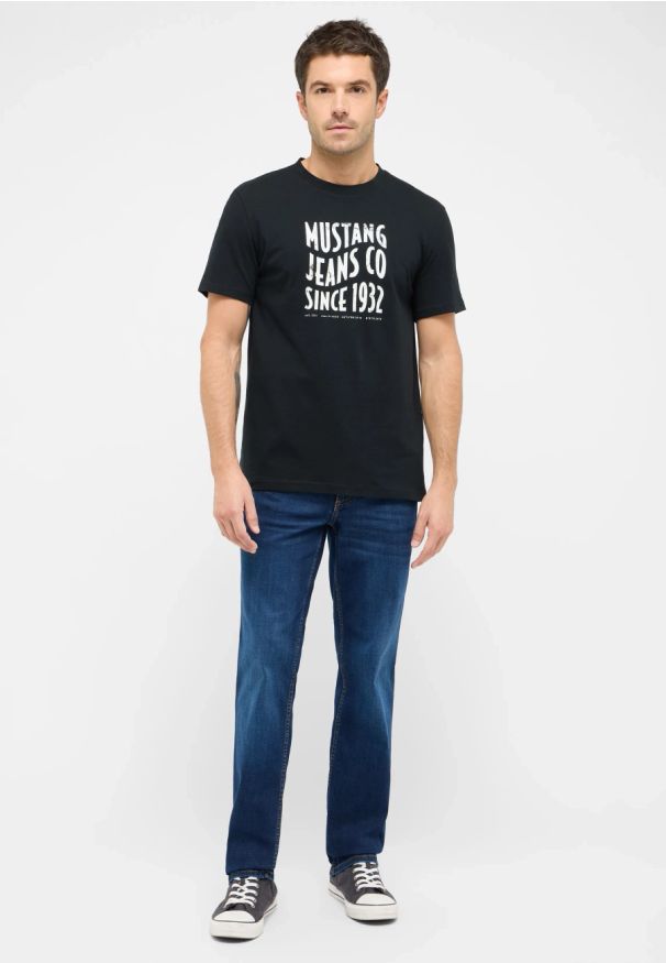 Męskie Spodnie Jeansowe Mustang Style Tramper Straight Denim Blue 1016333 5000 902