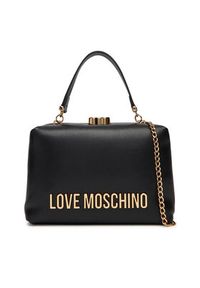 Love Moschino - LOVE MOSCHINO Torebka JC4096PP1NLM0000 Czarny. Kolor: czarny. Materiał: skórzane #6
