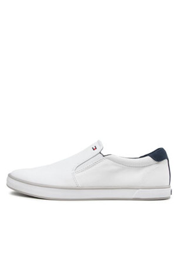 TOMMY HILFIGER - Tommy Hilfiger Tenisówki Harlow 2D FM0FM00597 Biały. Kolor: biały. Materiał: materiał