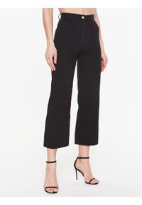 Elisabetta Franchi Jeansy PJ-89S-31E2-V250 Czarny Flare Fit. Kolor: czarny