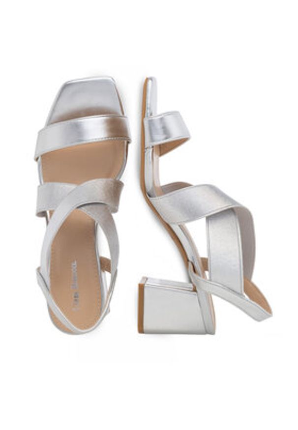 Clara Barson Sandały WYL3662-3 Srebrny. Kolor: srebrny. Materiał: materiał